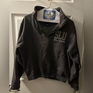 SLU Billikens Jansport Unisex Sweatshirt Pullover Gray Saint Louis University